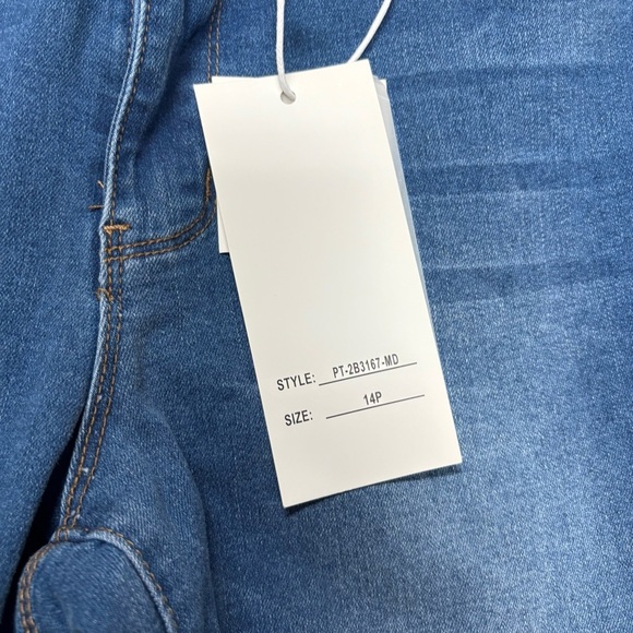 HONEY AND BRISTLE Blue Denim Women's Jeans skinny jeans New 14p - Picture 2 of 6